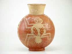 Изображение паука на керамике моче датируется 300 годом н. э..