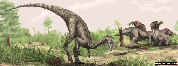 Nyasasaurus parringtoni would have shared the land with silesaurs, identified as dinosaurs' closest relatives